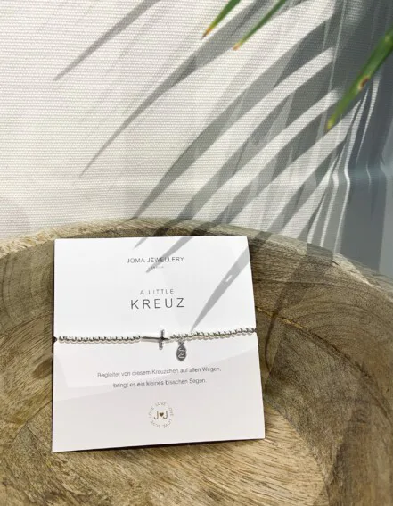 JOMA JEWELLERY - Stretcharmband "A LITTLE KREUZ" (JJL36)