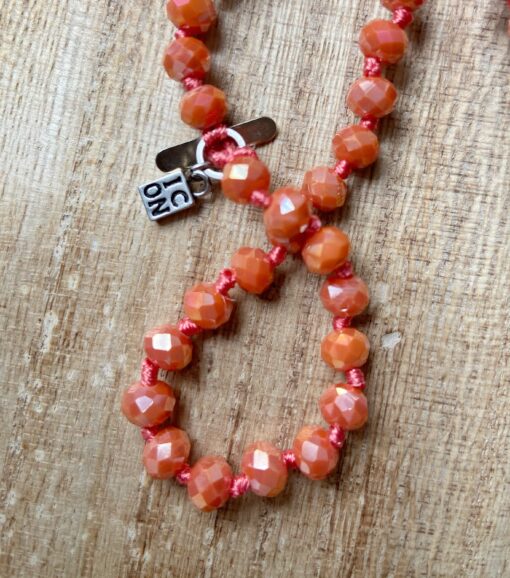 Necklace “BUDDHA ORANGE” (IC45)