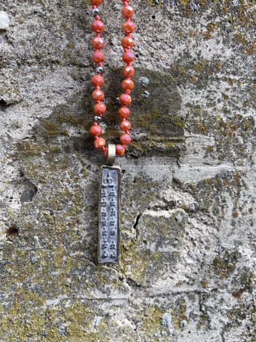 Necklace “BUDDHA ORANGE” (IC45)