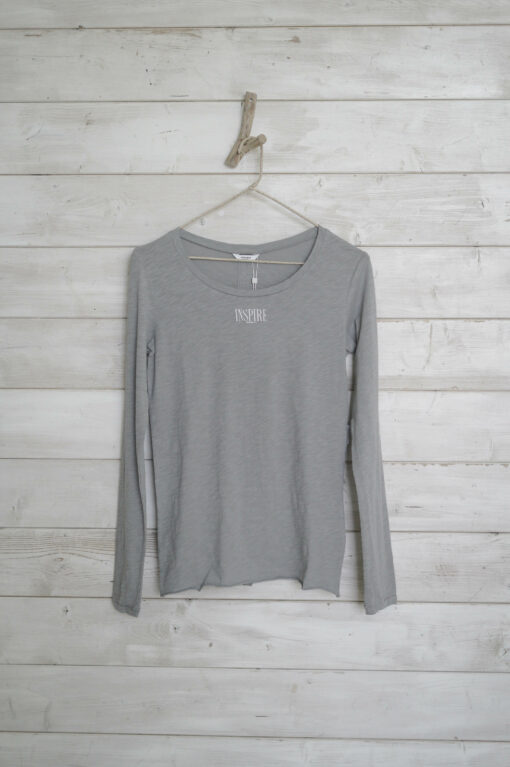 Shirt "FELICITY" light grey/white (PI45)