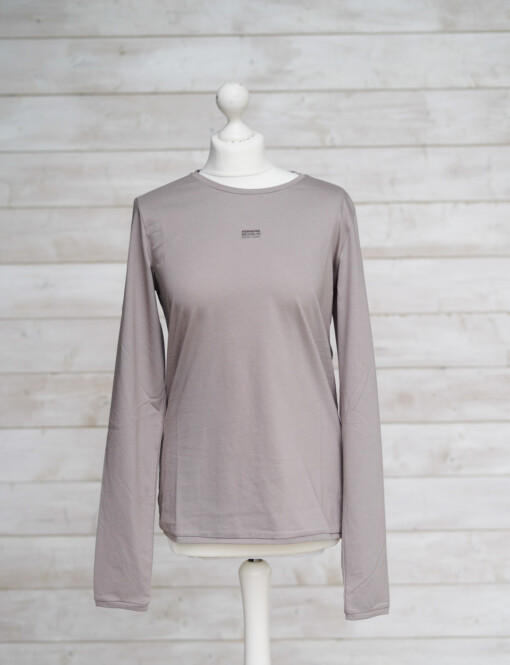 Shirt "NORAH" taupe/black (PI19)