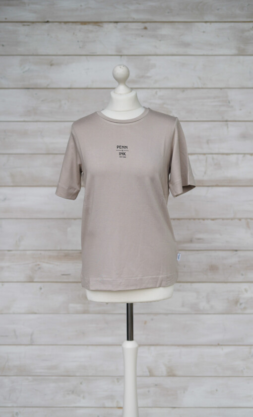 Shirt "DESPINA" beige/black (PI68)