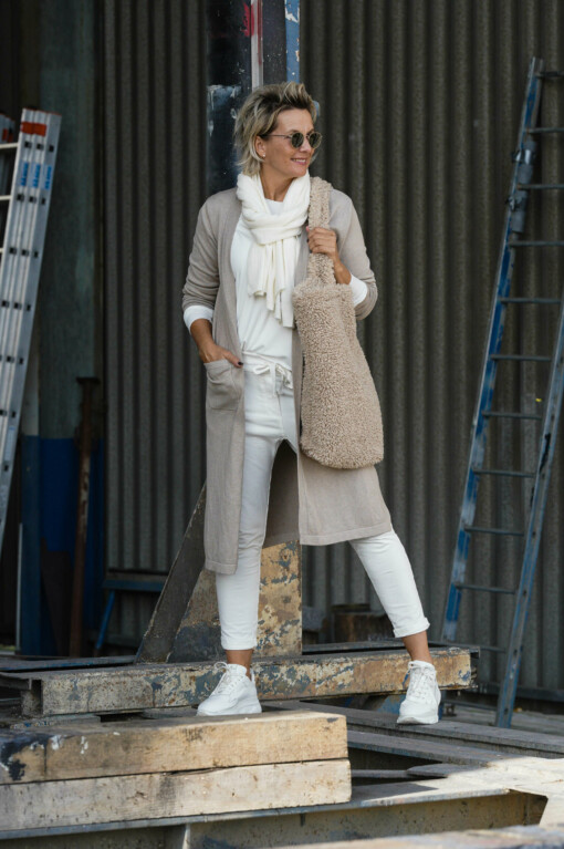 Shopper "ELITA" taupe (T155)