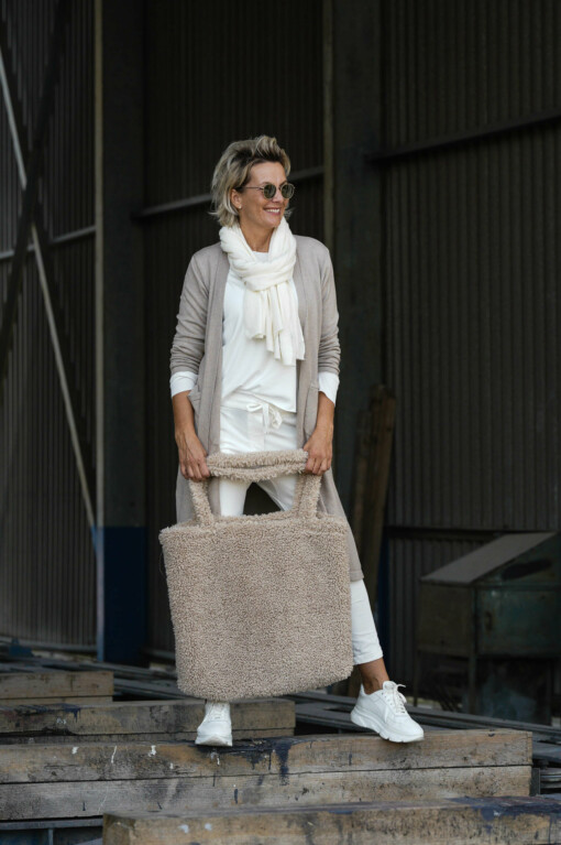 Shopper "ELITA" taupe (T155)