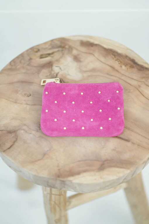 NOI Täschchen "GOLDEN RIVETS" pink  (NOI28)
