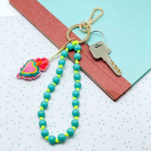 NOI Anhänger "BEAD CHAIN" türkis (NOI24)