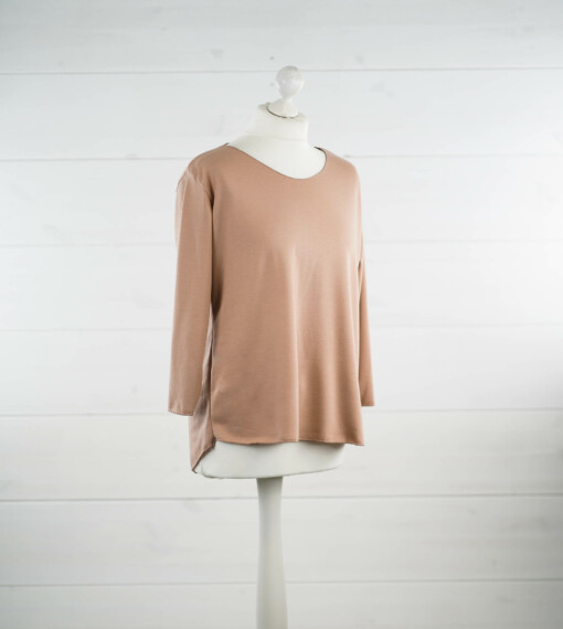 Basicshirt "KIMBERLY" caramel (BA84)