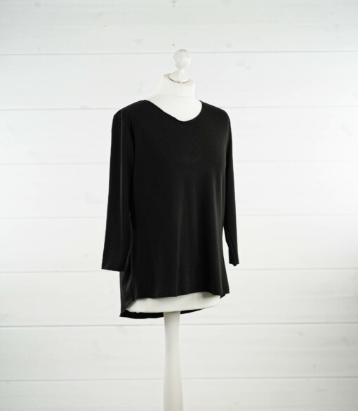 Basicshirt "KIMBERLY" schwarz (BA84)
