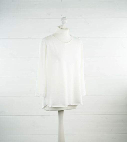 Basicshirt "KIMBERLY" wollweiß (BA84)