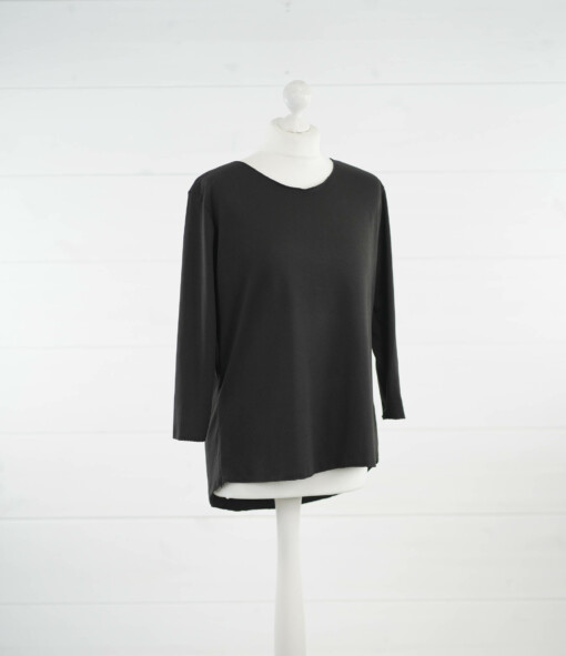Shirt "KIMBERLY" schwarzbraun ( BA84 )
