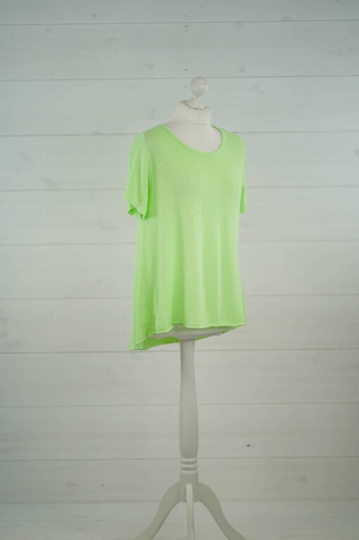 Kurzarmshirt "SABINE" neon grün (BA37)