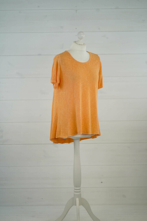 Kurzarmshirt "SABINE" vintage orange  (BA37)