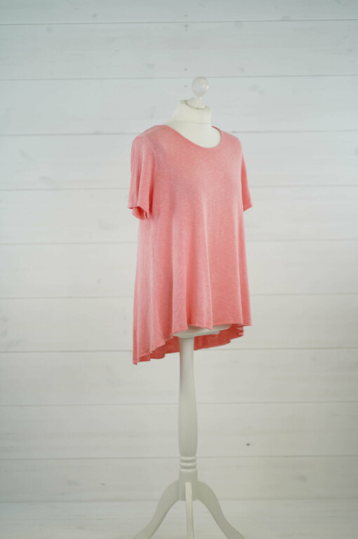 Kurzarmshirt "SABINE" melone (BA37)