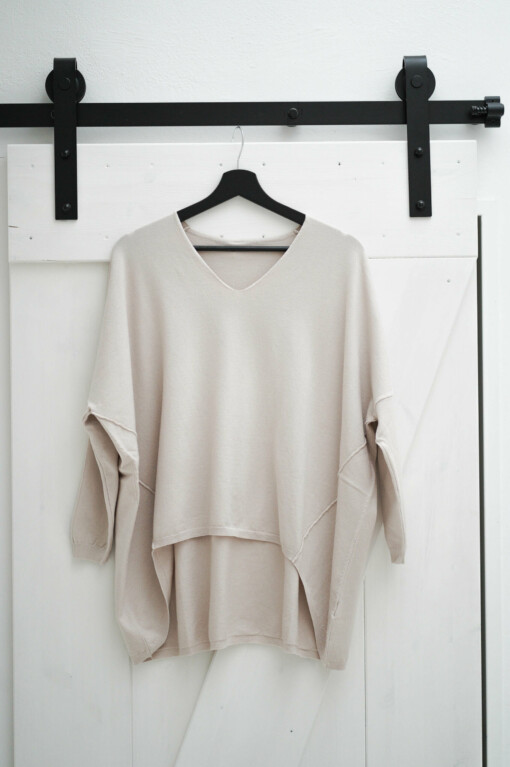 Feinstrickpulli "BEA" beige (GW200)