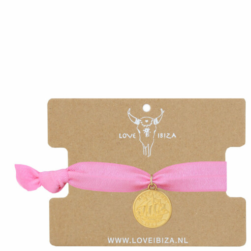 Armband "IBIZA SOFT PINK COIN" (AA50)