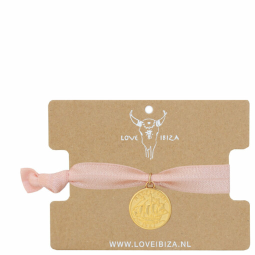 Armband "IBIZA PEACH COIN" (AA48)