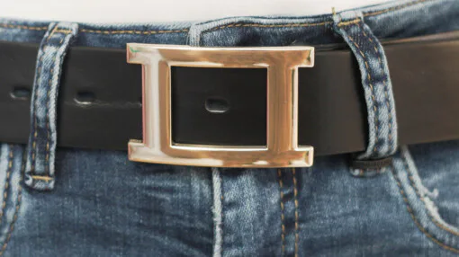 Schließe “HOMY” gold (UJ02) /  Gürtel “WEST CAPE BLACK”  (UJ01)