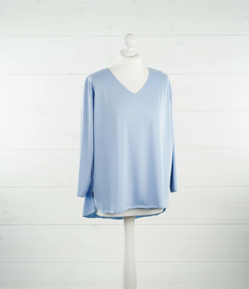 Basicshirt "JASNA" - XL" hellblau (BA47)