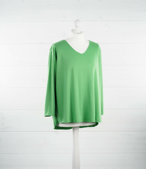 Basicshirt "JASNA" - XL" grasgrün (BA47)