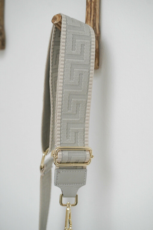 Mini-Cross-Bag "DORIE" achargrau/gold (T03)