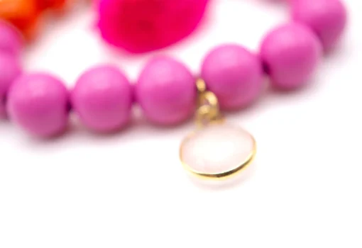 Perlenarmband "PINK ORANGE" (SSK18)