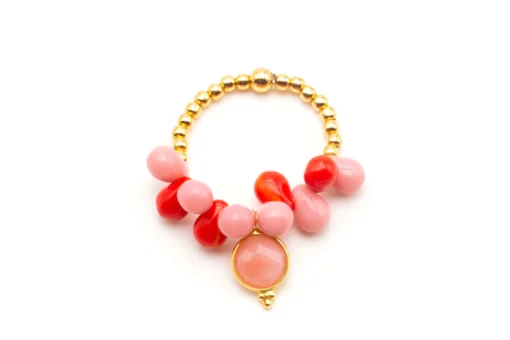 Ring "DROPS PINK RED" (SSK13)