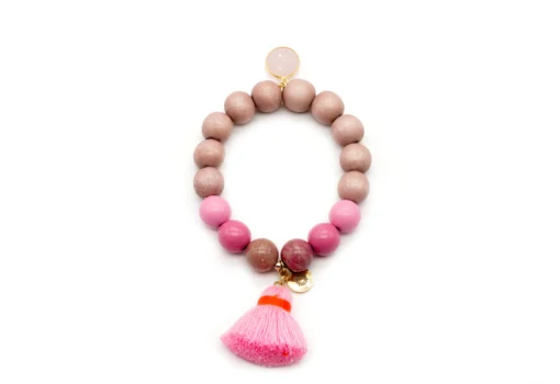 Perlenarmband "COTTON ROSE" (SSK28)