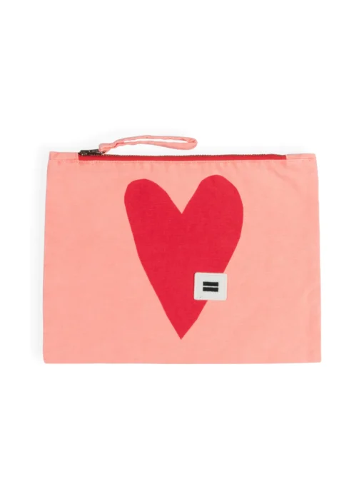 Clutch "MISCHA" fluor coral (10D49)