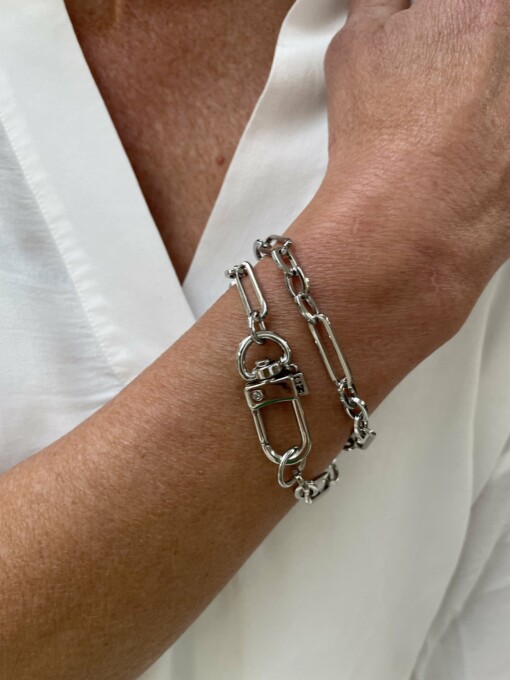 Armband "ZOE CHAIN" sillber (IC03)