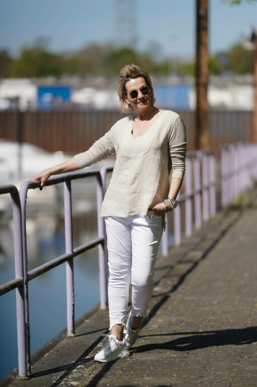 Shirt "MICHELLE" beige (GW55)