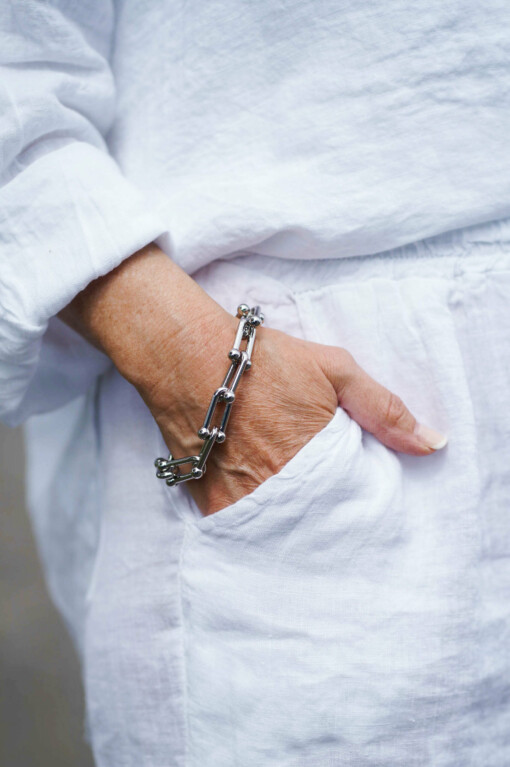 Armband "PINK" silver (IC07)