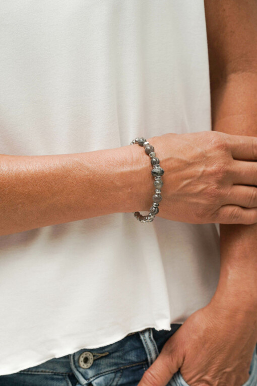Armband "OLIVIA" - grau (JK21)