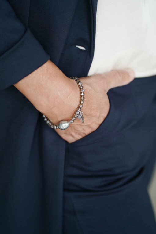 Armband "NOEMI" grau (JK35)