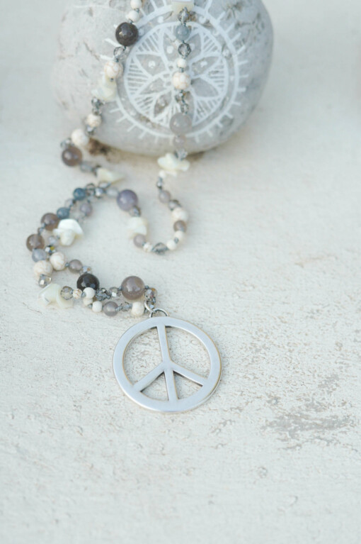 Kette "LIZZY" peace (JK11)