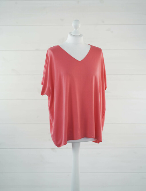 Basic Shirt "INÉS" melone (BA69)