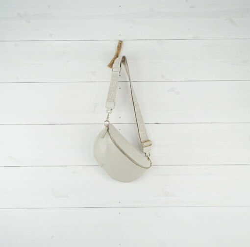 Small -Crossbag "PAULA" beige/gold (T02)