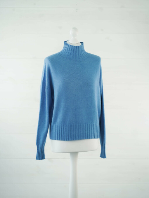 Strickpulli "ANGELINA" blau (GW26)
