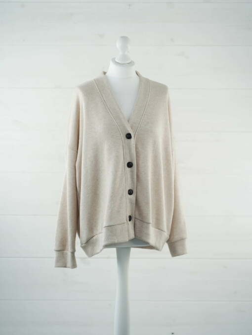 Kurze Feinstrickjacke "ILONA" sand (GW18)
