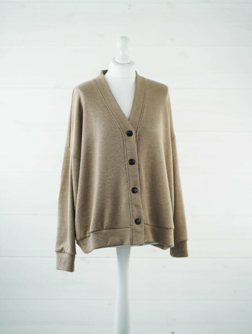 Kurze Feinstrickjacke "ILONA" caramel (GW18)