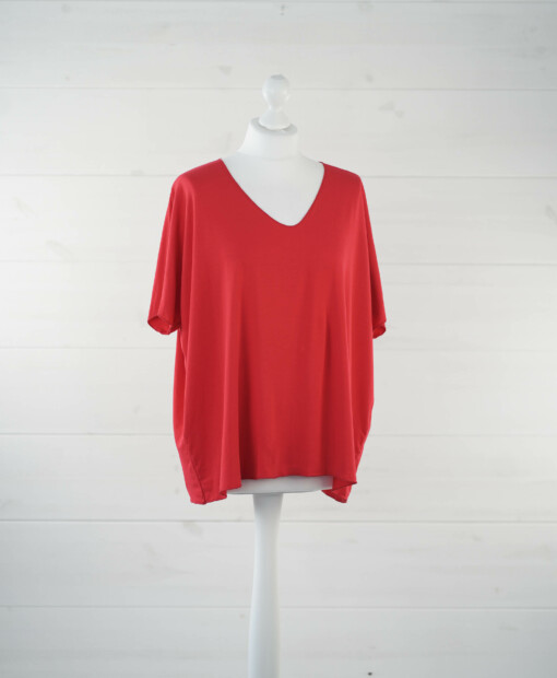 Shirt "INÉS" rot (BA69)