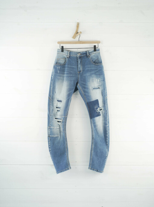 Jeans "CATHLEEN" stonewashed blue (H11)