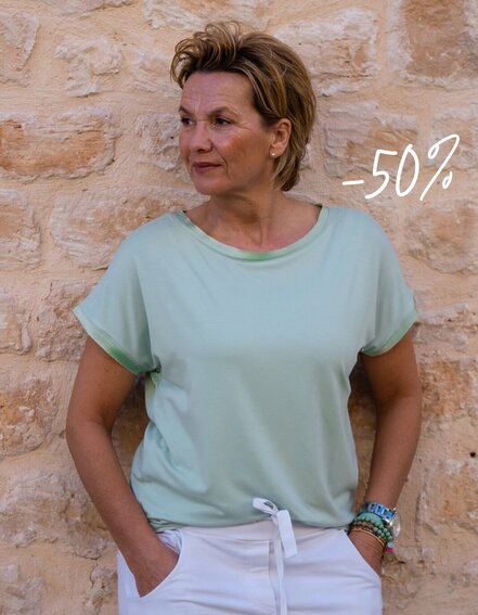 FRAUENSACHE - Kurzarmshirt "SILKE" (BA01)