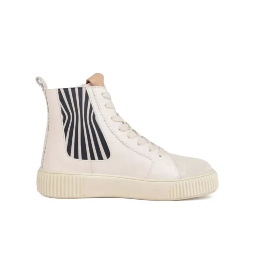 Hoher Sneaker "NIMA" offwhite (CR01)