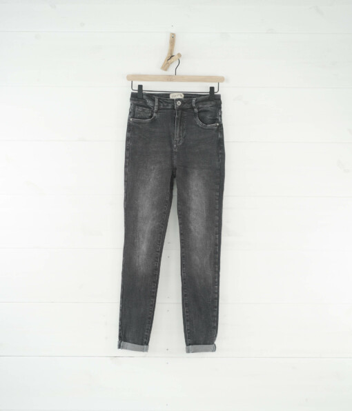 Jeans "LUISA" stonewashed black (H06)