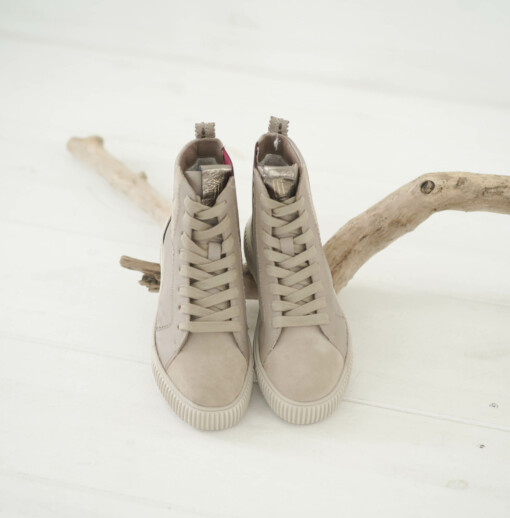 Hoher Sneaker "NIMA" taupe (CR03)