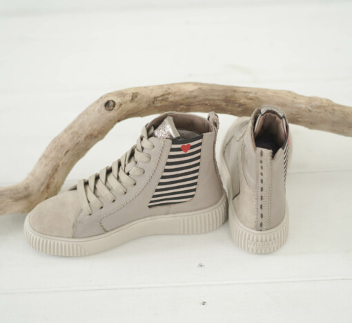 Hoher Sneaker "NIMA" taupe (CR03)