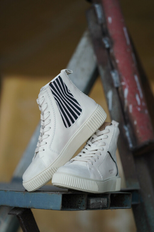 Hoher Sneaker “NIMA” offwhite (CR01)
