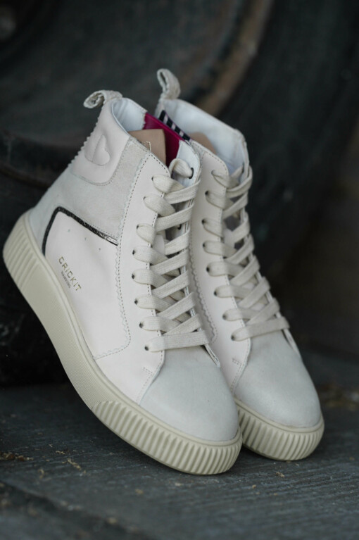 Hoher Sneaker “NIMA” offwhite (CR01)