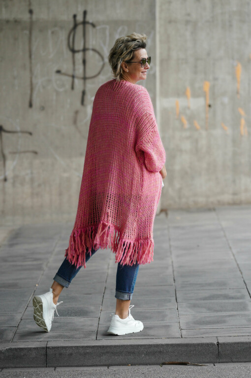 Strickjacke "CHRISSY" multicolor (GW34) /  Jeans "SHYRA" blue jay (HL03)