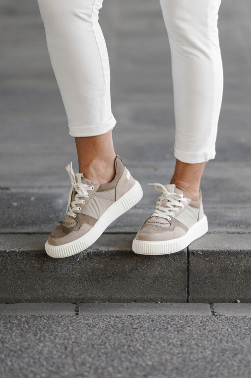 Sneaker "MAURA" taupe (CR02)